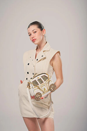 ÇÇS Kadın 17821 Araba Görünümlü Konsept Çanta