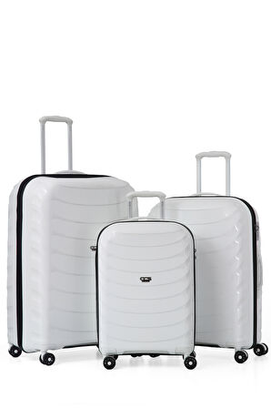 ÇÇS 5263 Polipropilen 3 lü Valiz Seti