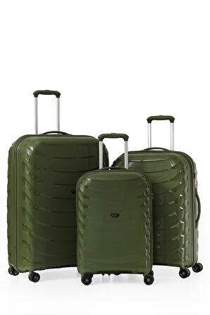 ÇÇS 5263 Polipropilen 3 lü Valiz Seti