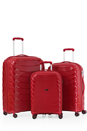 ÇÇS 5263 Polipropilen 3 lü Valiz Seti