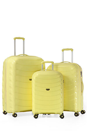 ÇÇS 5263 Polipropilen 3 lü Valiz Seti