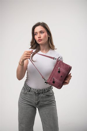 ÇÇS 18235 Kadın Omuz Askılı Çapraz Çanta