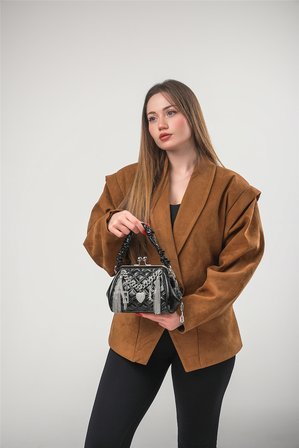 ÇÇS 18243 Kadın Omuz Askılı Çapraz Çanta
