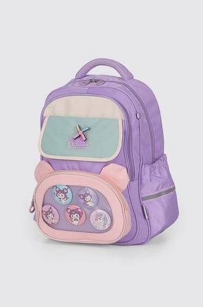 ÇÇS Kids Premium Okul Çanta Seti 3'lü İlkokul Ortaokul Sırt Çantası Termal Beslenme Çantası Kalemlik Mor 51977