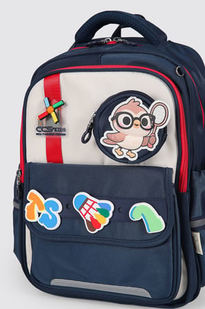 ÇÇS Kids Premium Okul Çanta Seti 3'lü İlkokul Ortaokul Sırt Çantası Termal Beslenme Çantası Kalemlik Lacivert 51979