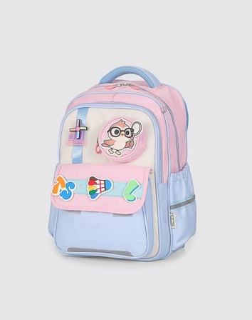 ÇÇS Kids Premium Okul Çanta Seti 3'lü İlkokul Ortaokul Sırt Çantası Termal Beslenme Çantası Kalemlik Pembe 51979