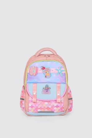 ÇÇS Kids Premium Okul Çanta Seti 3'lü İlkokul Ortaokul Sırt Çantası Termal Beslenme Çantası Kalemlik Pembe 51980