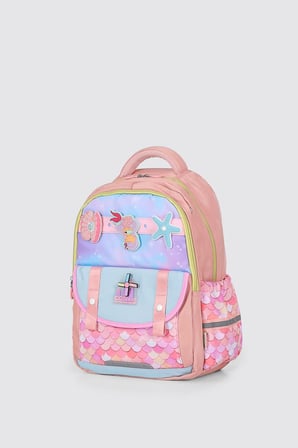 ÇÇS Kids Premium Okul Çanta Seti 3'lü İlkokul Ortaokul Sırt Çantası Termal Beslenme Çantası Kalemlik Pembe 51980