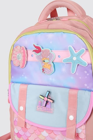 ÇÇS Kids Premium Okul Çanta Seti 3'lü İlkokul Ortaokul Sırt Çantası Termal Beslenme Çantası Kalemlik Pembe 51980