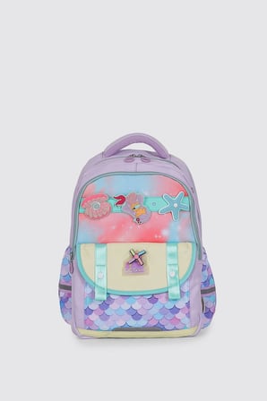 ÇÇS Kids Premium Okul Çanta Seti 3'lü İlkokul Ortaokul Sırt Çantası Termal Beslenme Çantası Kalemlik Mor 51980