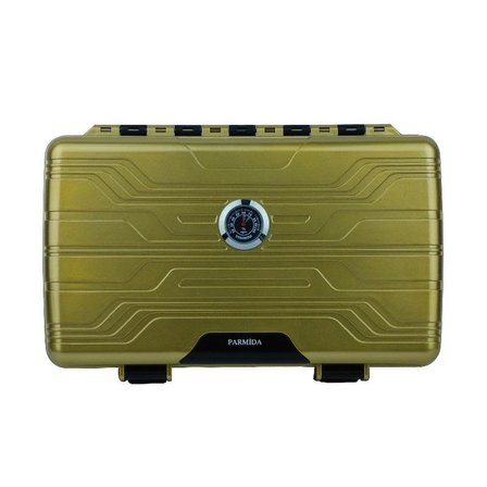 Seyahat Tipi Gold-Siyah Humidor Puro Kutusu - TR2214