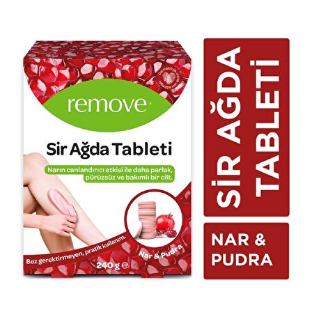 REMOVE SİR AĞDA TABLETİ 240G NAR VE PUDRA