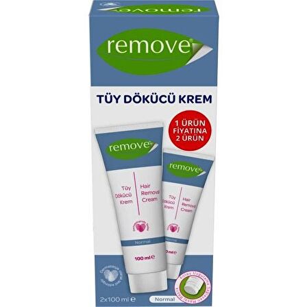 REMOVE TÜY DÖKÜCÜ KREM 100 ML NORMAL+100 ML HEDİYE