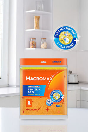 Rengarenk Temizlik Bezi - 5X2 10'Lu Avantaj Paket