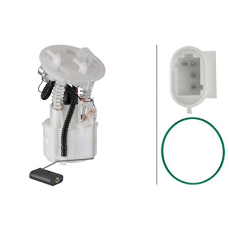 Renault Yakıt Pompası Megane II Cift Cikis 3 Bar 120 L / H - Hella 8tf358106-791