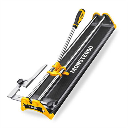 Monster 60 Profesyonel Fayans ve Granit Kesme Makinesi 60 cm 16mm Elmas Rulman Metal Gövde