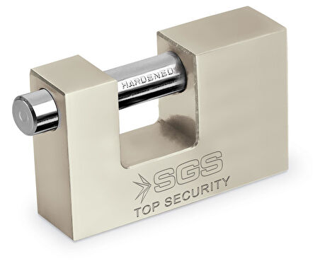 SGS 1367 Cam Kapı Kilidi Kayar Milli Saten Kaplama 90 mm