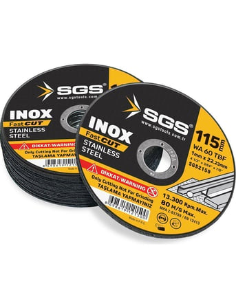 SGS2150 İnox Kesisci 115*1.0*22MM 50 Li Paket