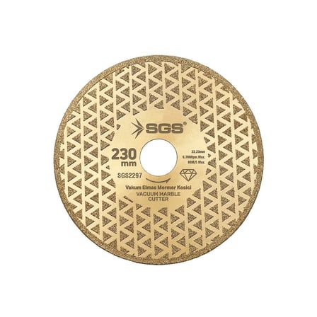 SGS2297 Vakum Elmas Mermer Granit Seramik Kesici 230mm