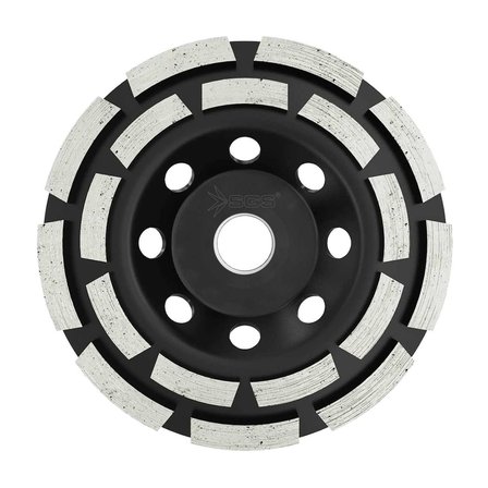 SGS2315 Elmas Beton Mermer Granit Taşlama Diski - Çift Sıra - 180 Mm.