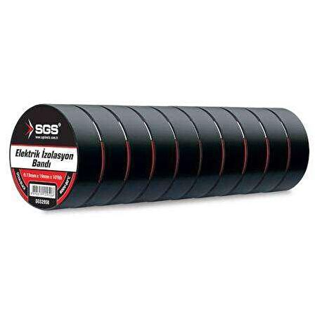 Sgs Elektrik İzolasyon Bandı 19mm SGS2950 (10 Adet)