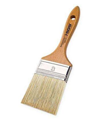 Sgs Profesyonel Ahşap Saplı Kestirme Fırçası 3 Numara 3.0" SGS4113