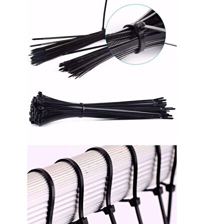 Sgs Cırt Kelepçe 2,5x100mm Siyah 100'LÜ SGS4600