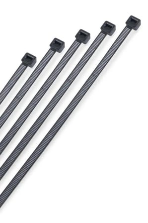 SGS 4619 Cırt Kelepçe 4.8 x 380 mm Siyah Plastik Kablo Bağlama Kelepçesi (100 Adet)
