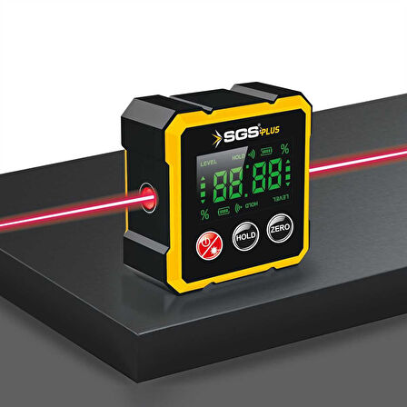 SGS 5431 LAZER DİJİTAL AÇI ÖLÇER MIKNATISLI 