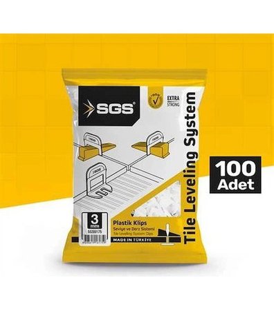 SGS6175 3 mm Derz Seviye Tespit Klipsi (PK/100 Adet)