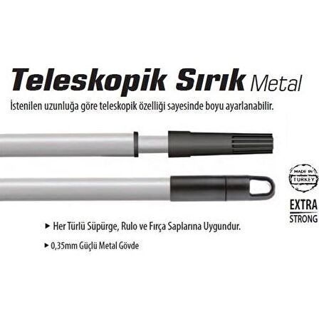 Sgs Teleskopik Metal 3Mt Sırık Sgs6203 (1 Adet)