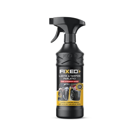 Fixed F-110 Lastik ve Mat Tampon Parlatıcı Sprey 500 ml - Derin Siyahlık ve UV Koruma