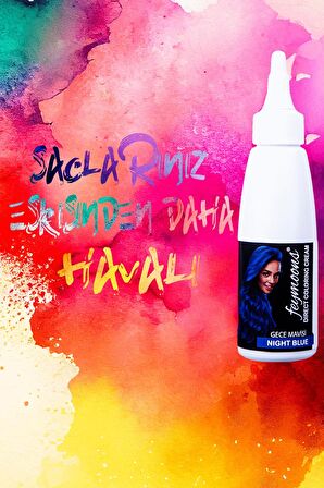 Yarı Kalıcı Saç Boyası Gece Mavisi 120ML FEYBOYA1001
