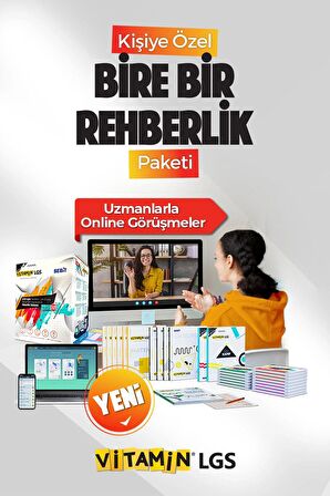 Vitamin LGS Süper Set 2025 + 8. Sınıf Bire Bir Rehberlik Desteği