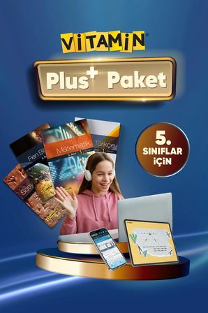 Vitamin 5. Sınıf Plus Paket Dijital Eğitim Seti MEB Uyumlu Dijital İçerikler 8 Kitap 6600 Yeni Nesil Soru 2 Haftada 1 Rehberlik Görüşmesi ve Veli Bilgilendirme Raporları