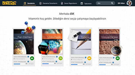 Vitamin 5. Sınıf Plus Kitap ve Dijital Eğitim Seti MEB Uyumlu Rehberlik Destekli Eksik Tamamlama