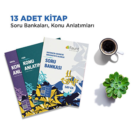 11. Sınıf SAY (37 Kitap, Mobil/Web) Yapay Zekalı, Üniversiteye Hazırlık Seti
