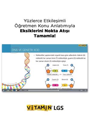 Vitamin 8. Sınıf LGS 2027 Sınava Hazırlık Seti (Sadece Dijital Lisans) 8. Sınıf LGS Tüm Dersler 8.000 Soru 10 Online Deneme Sınavı 30 Canlı Özel Ders + Birebir Sınav Koçluğu