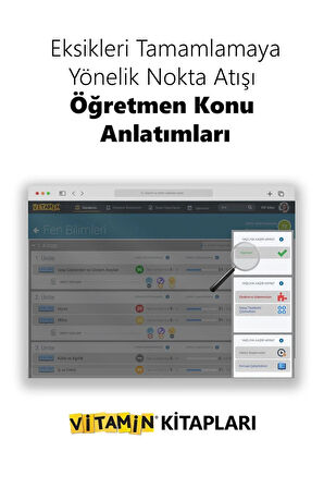 Vitamin 5. Sınıf Kitap ve Dijital Eğitim Seti | MEB Uyumlu – Eksik Tamamlama Sistemi
