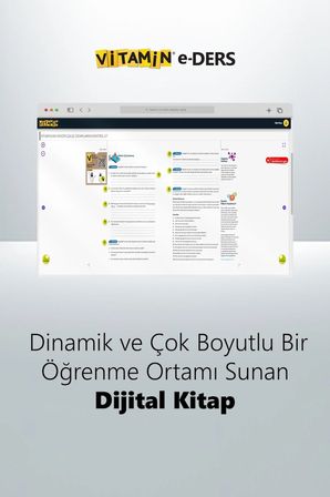 Vitamin 7. Sınıf Türkçe (e-Ders) | 1541 Yeni Nesil Soru, 1253 Dakika Video | Yazılı Hazırlık ve LGS Paragraf