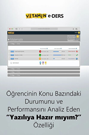 Vitamin 8. Sınıf LGS Matematik (e-Ders) | 2219 Yeni Nesil Soru, 1544 Dakika Video | Yazılıya Hazırlık