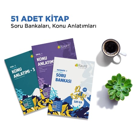 Premium YKS 2027 Sayısal Hazırlık Seti - 30 Canlı Özel Ders + Birebir Sınav Koçluğu Yapay Zeka Destekli Dijital Platform ve 51 Parça Basılı Kitap Seti