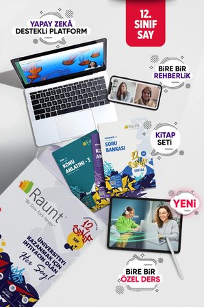 Raunt Premium YKS 2027 Sayısal Hazırlık Seti - 30 Canlı Özel Ders + Birebir Sınav Koçluğu (Yapay Zeka Destekli Dijital Platform ve 42 Parça Basılı Kitap Seti)