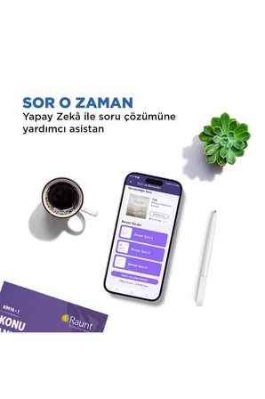 Raunt Premium YKS 2027 Eşit Ağırlık Hazırlık Seti - 30 Canlı Özel Ders + Birebir Sınav Koçluğu (Yapay Zeka Destekli Dijital Platform ve 42 Parça Basılı Kitap Seti)