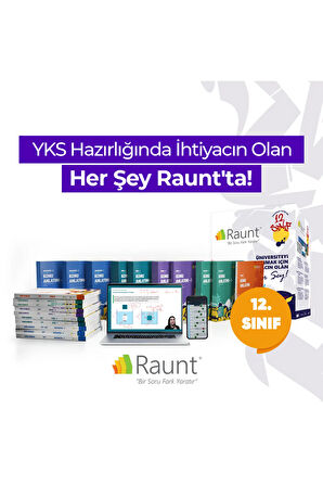 Raunt Premium YKS 2026 SÖZEL Seti (12. Sınıf & Mezun) | Koçluk, Kamplar ve Kitaplar | Full Paket