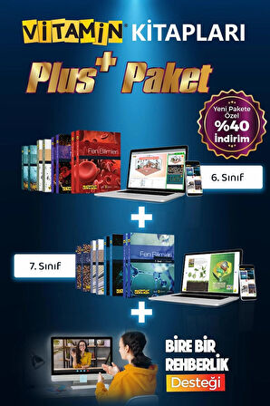 Rehberlik Destekli 6 + 7.Sınıf Plus Paket 16 Kitap+Dijital