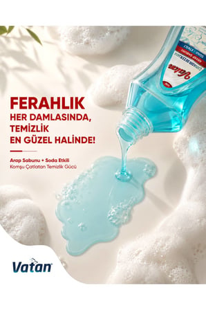 ÇAMAŞIR DETERJANI ARAPSABUNU ETKİLİ 1500 ML x 9 ADET
