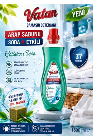 ÇAMAŞIR DETERJANI ARAPSABUNU ETKİLİ 1500 ML