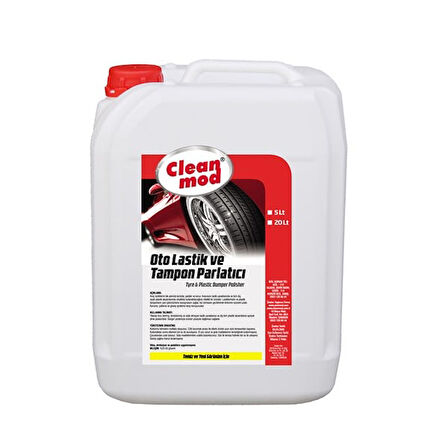 Cleanmod Oto Lastik ve Tampon Parlatıcı 5 Lt