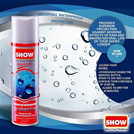 SHOW Deri Eşya İçin Su İtici Sprey 220 ml 1 Adet